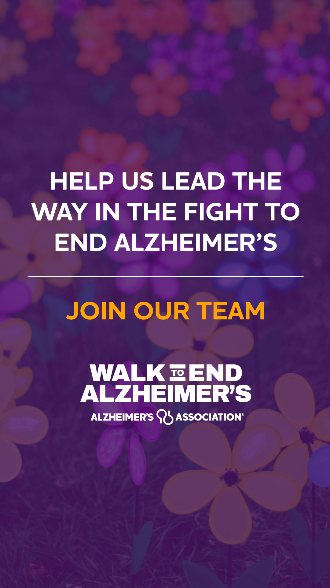 Help us lead the way in the fight to end Alzheimer's